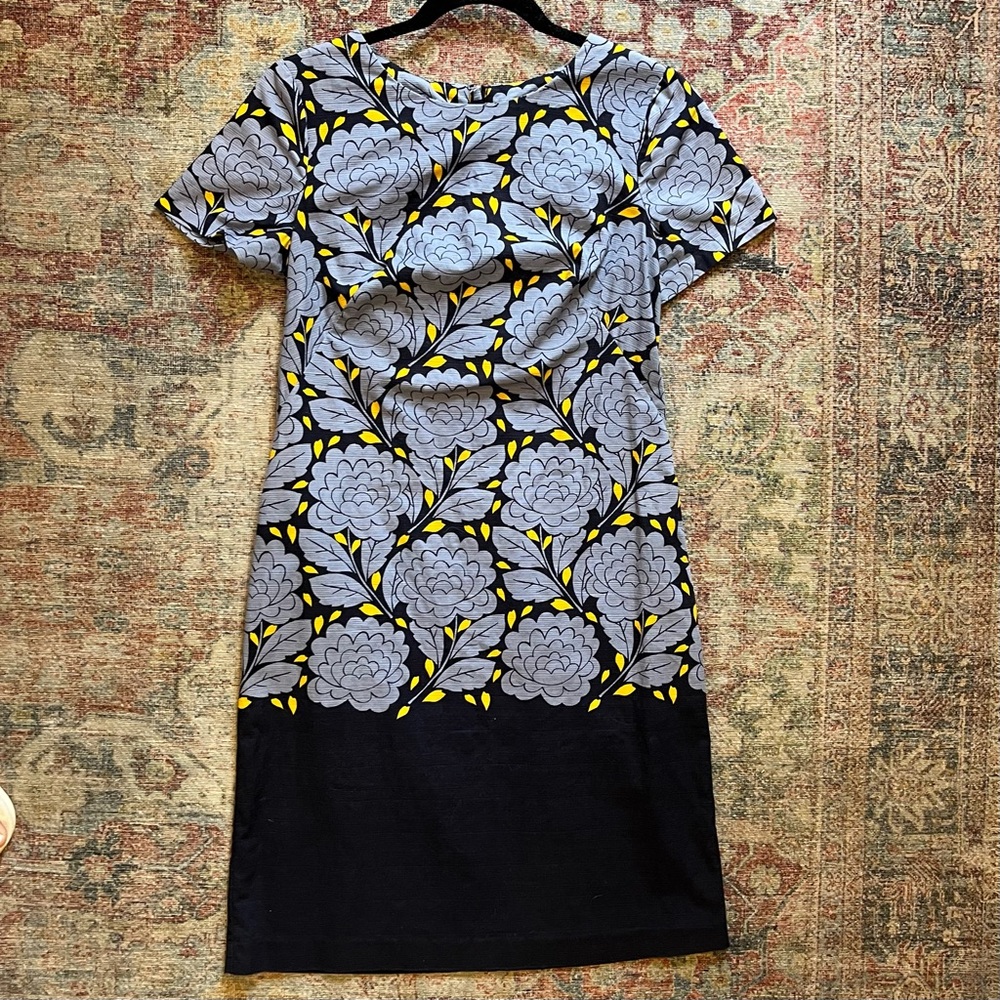 Boden Floral/Colorblock Afia Shift Dress, Size 4